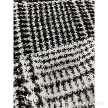 Big Check Cotton Polyester Jacquard Fabric